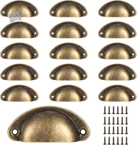 Maniglie conchiglia bronzo - 16,
